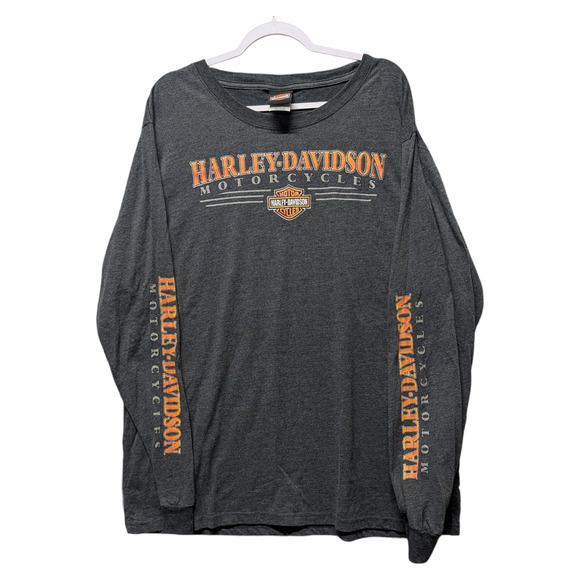Mid 2000's Harley Davidson Nassau Bahamas Long Sleeve T Shirt - Picture 1 of 4